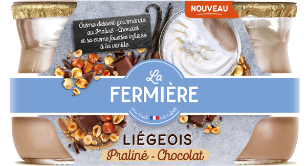 Packshot_Dessert liegeois Praline_Chocolat_Cluster_2x120g